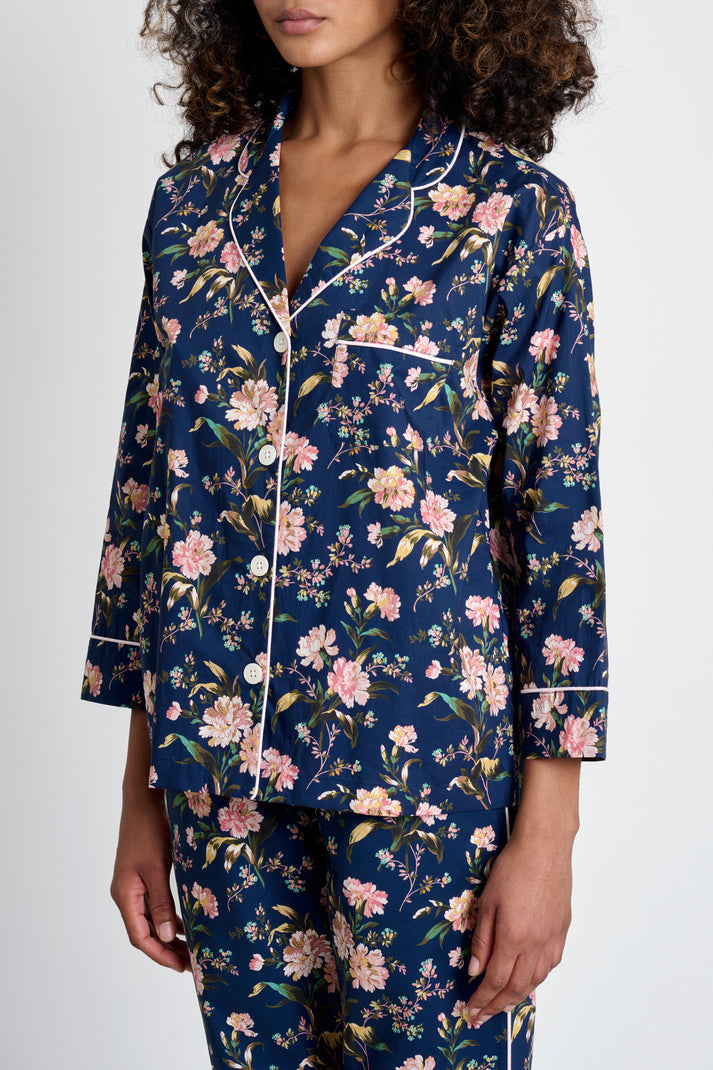 Marina Pajama Set in Wallpaper Floral